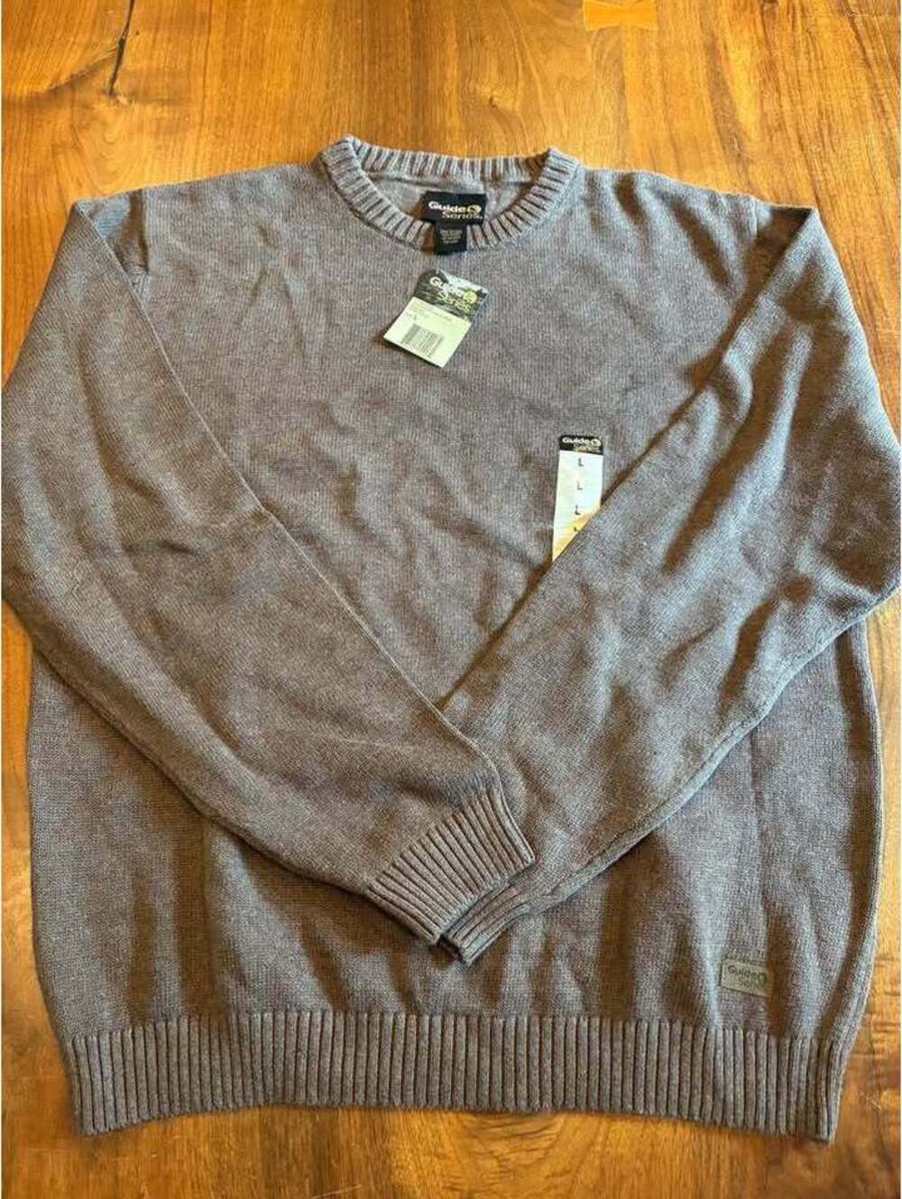 Men’s guide series 100% cotton sweater new men’s large
